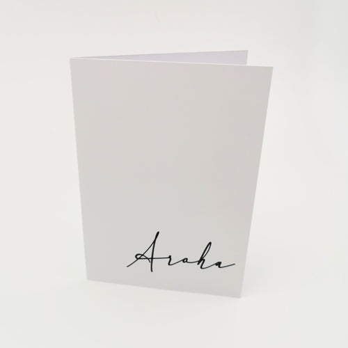 aroha love greeting card