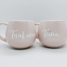 Load image into Gallery viewer, He kapu tuakana/teina | Tuakana/teina mini mugs, set of 2
